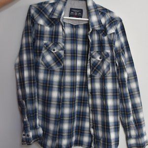 American Eagle Blue Button Down Size Medium